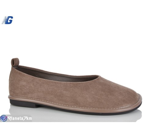 Балетки жіночі на весну/осінь (8 пар р.36-41) коричневий  "Navigator"