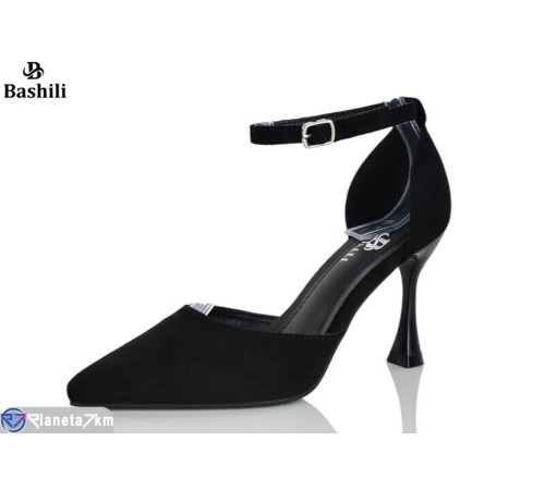 Туфлі жіночі на літо (6 пар р.35-40) чорний  "Башили"