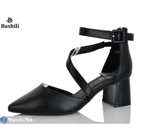 Туфлі жіночі на літо (6 пар р.35-40) чорний  "Башили"