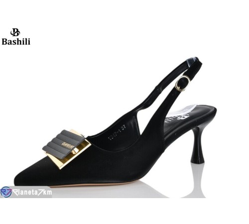 Туфлі жіночі на літо (6 пар р.35-40) чорний  "Башили"