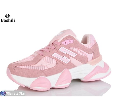 Кросівки жіночі на весну/осінь (8 пар р.36-41) рожевий  "Башили"