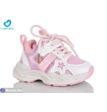Дитячі кросівки на весну/осінь (7 пар р.21-25) рожевий  "Comfort-baby"