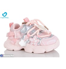 Дитячі кросівки на весну/осінь (7 пар р.22-26) рожевий  "Comfort-baby"