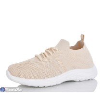 Кросівки жіночі на весну/осінь (8 пар р.37-41) бежевий  "LORETA"