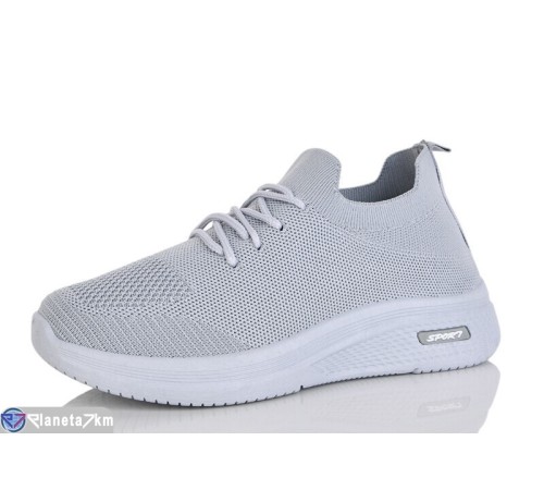 Кросівки жіночі на весну/осінь (8 пар р.37-41) сірий  "LORETA"