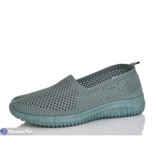 Туфлі жіночі на літо (8 пар р.37-41) зелений  "LORETA"