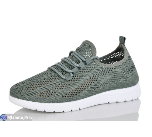 Кросівки жіночі на літо (8 пар р.37-41) зелений  "LORETA"