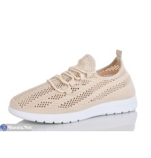 Кросівки жіночі на літо (8 пар р.37-41) бежевий  "LORETA"