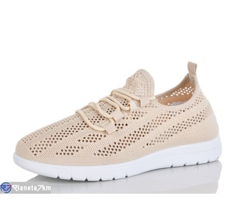 Кросівки жіночі на літо (8 пар р.37-41) бежевий  "LORETA"