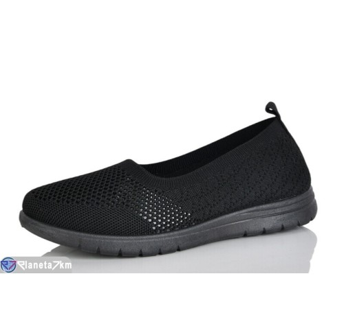 Туфлі жіночі на літо (8 пар р.37-41) чорний  "LORETA"