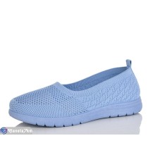 Туфлі жіночі на літо (8 пар р.37-41) блакитний  "LORETA"