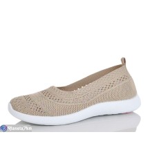 Туфлі жіночі на літо (8 пар р.37-41) бежевий  "LORETA"