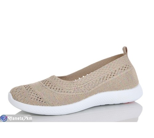 Туфлі жіночі на літо (8 пар р.37-41) бежевий  "LORETA"