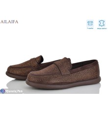 Туфлі жіночі на весну/осінь (8 пар р.36-41) коричневий  "Latifa"