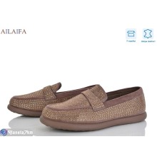 Туфлі жіночі на весну/осінь (8 пар р.36-41) коричневий  "Latifa"