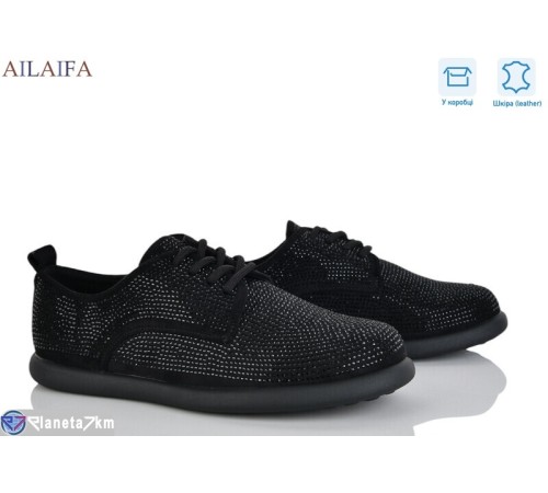 Туфлі жіночі на весну/осінь (8 пар р.36-41) чорний  "Latifa"