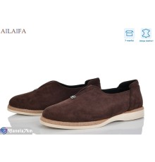 Туфлі жіночі на весну/осінь (8 пар р.36-41) коричневий  "Latifa"