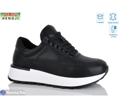 Кросівки жіночі на весну/осінь (8 пар р.36-41) чорний  "HENGJI-ELENA"