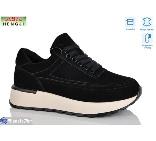 Кросівки жіночі на весну/осінь (8 пар р.36-41) чорний  "HENGJI-ELENA"