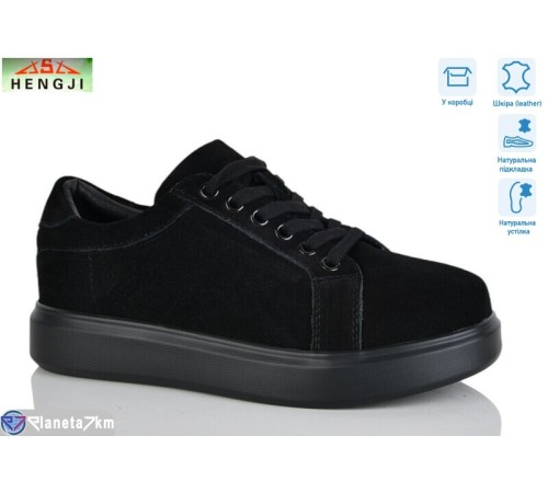 Кросівки жіночі на весну/осінь (8 пар р.36-41) чорний  "HENGJI-ELENA"