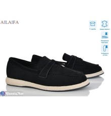 Туфлі жіночі на весну/осінь (8 пар р.36-41) чорний  "Latifa"