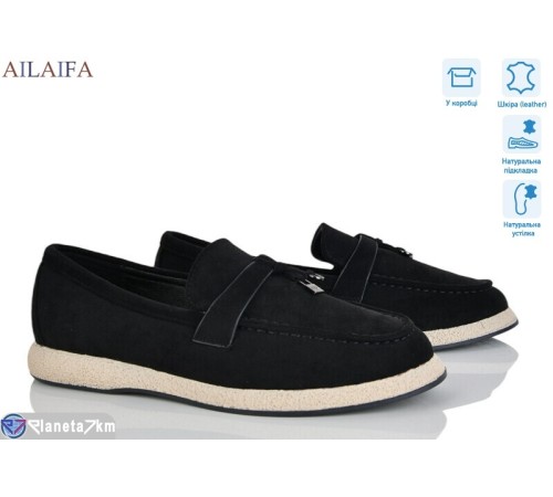 Туфлі жіночі на весну/осінь (8 пар р.36-41) чорний  "Latifa"