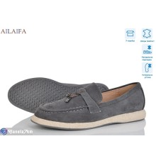 Туфлі жіночі на весну/осінь (8 пар р.36-41) сірий  "Latifa"