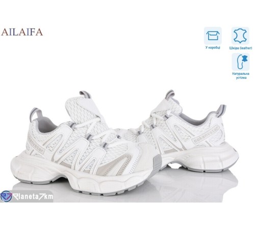 Кросівки жіночі на весну/осінь (8 пар р.36-41) білий  "Latifa"