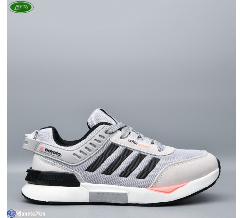 Кросівки на весну/осінь (8 пар р.36-41) сірий  "Bayota"