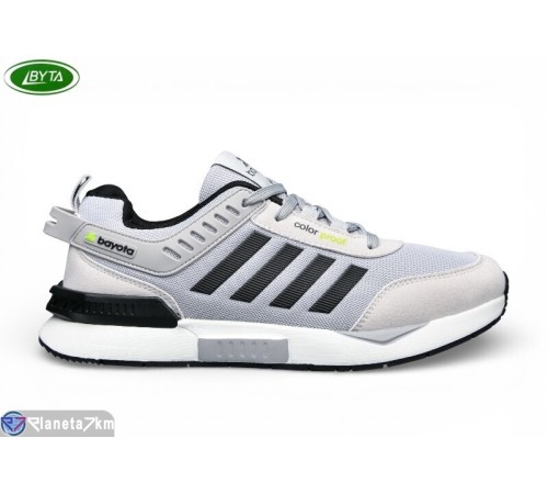 Кросівки чоловічі на весну/осінь (8 пар р.40-45) сірий  "Bayota"