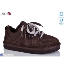 Кросівки жіночі на весну/осінь (8 пар р.36-41) коричневий  "Aba"