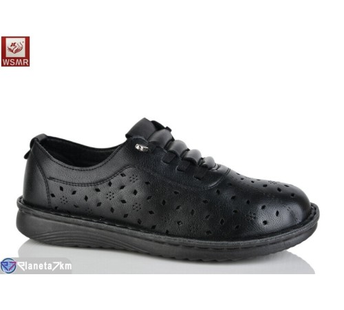 Туфлі жіночі на літо (8 пар р.36-41) чорний  "WSMR"