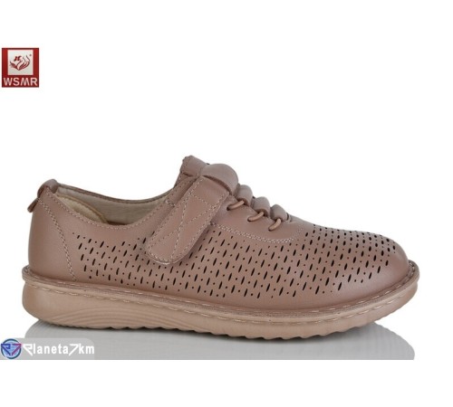 Туфлі жіночі на літо (8 пар р.36-41) коричневий  "WSMR"