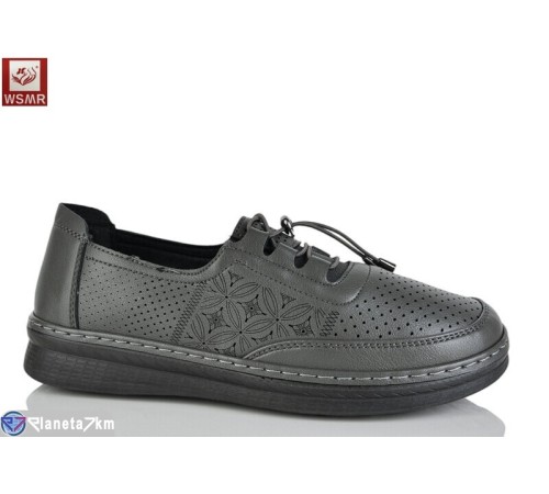 Туфлі жіночі на літо (8 пар р.36-41) сірий  "WSMR"