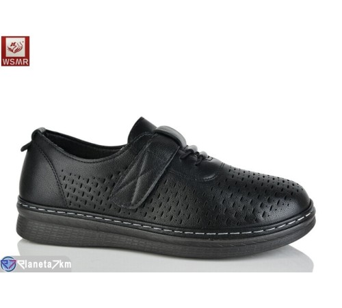 Туфлі жіночі на літо (8 пар р.36-41) чорний  "WSMR"