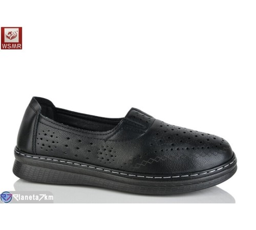 Туфлі жіночі на літо (8 пар р.36-41) чорний  "WSMR"