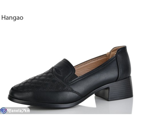 Туфлі жіночі на весну/осінь (8 пар р.37-42) чорний  "LEFRAT"