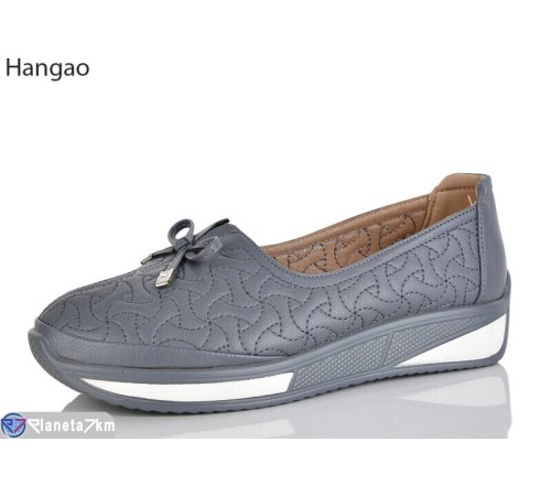 Туфлі жіночі на весну/осінь (8 пар р.37-41) сірий  "LEFRAT"