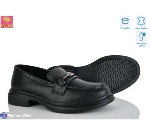 Туфлі жіночі на весну/осінь (6 пар р.36-40) чорний  "PLPS"