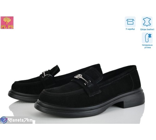 Туфлі жіночі на весну/осінь (6 пар р.36-40) чорний  "PLPS"