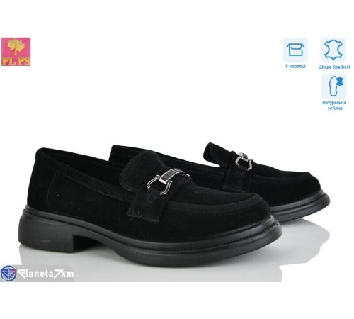 Туфлі жіночі на весну/осінь (6 пар р.36-40) чорний  "PLPS"