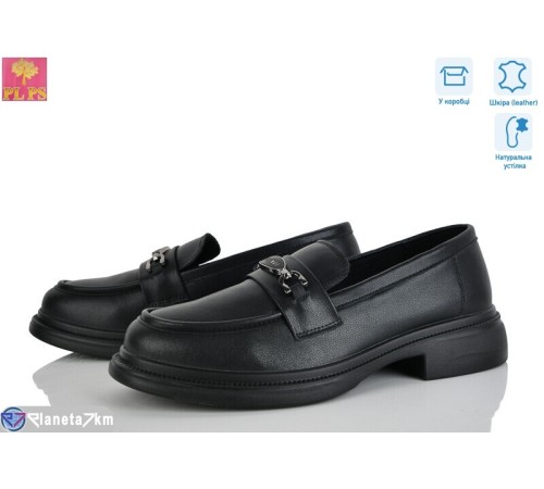 Туфлі жіночі на весну/осінь (6 пар р.36-40) чорний  "PLPS"