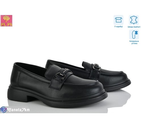 Туфлі жіночі на весну/осінь (6 пар р.36-40) чорний  "PLPS"