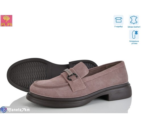 Туфлі жіночі на весну/осінь (6 пар р.36-40) коричневий  "PLPS"