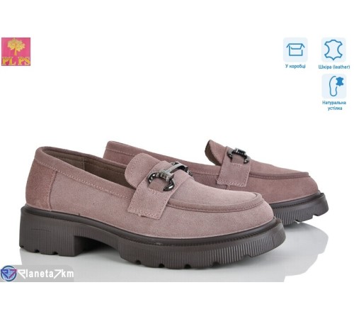 Туфлі жіночі на весну/осінь (6 пар р.36-40) коричневий  "PLPS"