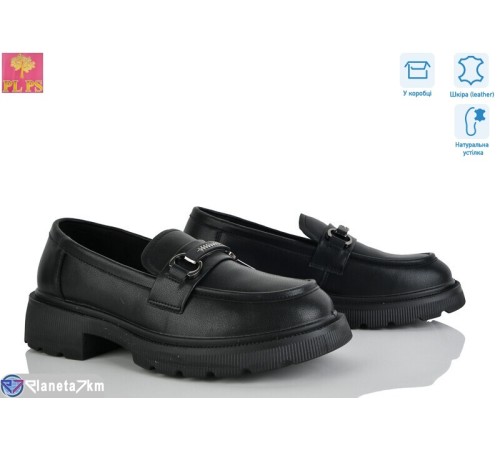 Туфлі жіночі на весну/осінь (6 пар р.36-40) чорний  "PLPS"