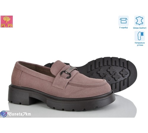 Туфлі жіночі на весну/осінь (6 пар р.36-40) коричневий  "PLPS"