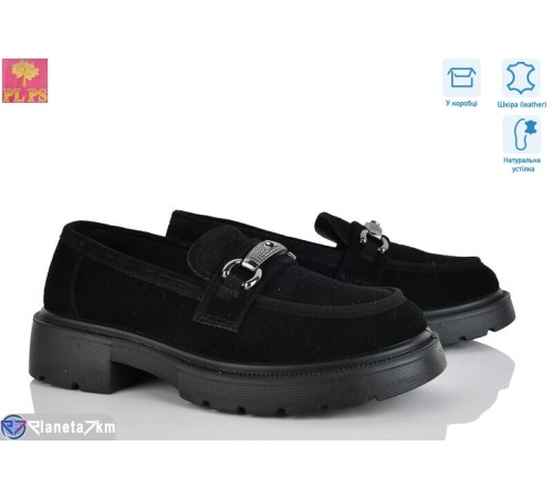 Туфлі жіночі на весну/осінь (6 пар р.36-40) чорний  "PLPS"