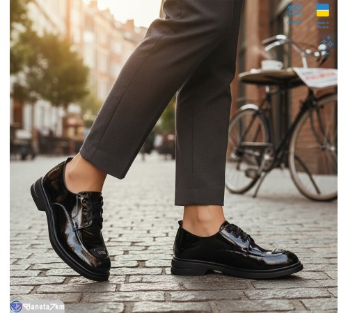 Туфлі жіночі на весну/осінь (6 пар р.36-41) чорний  "FOX"