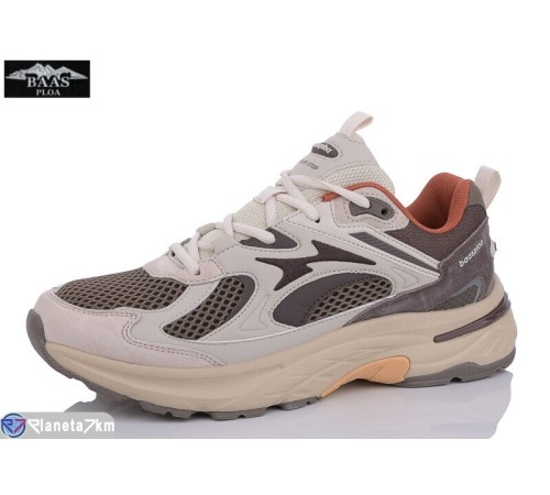 Кросівки чоловічі на весну/осінь (8 пар р.41-46) коричневий  "Baas"